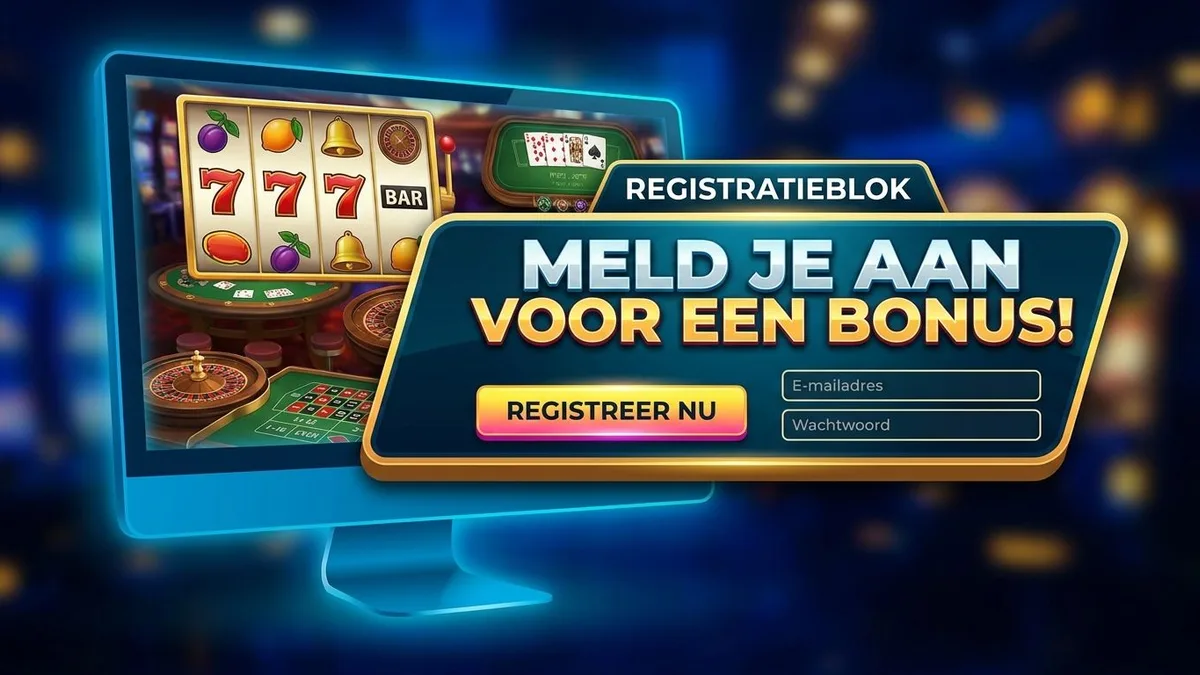 Registreren met bonus